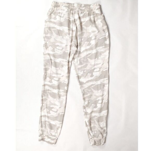 Monrow White Gray Camo Joggers M - Picture 2 of 4
